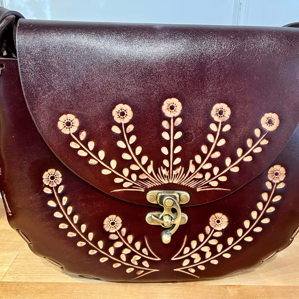Paradox  Hand tooled Leather Purse